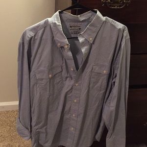 Lucky brand button down casual shirt. size large